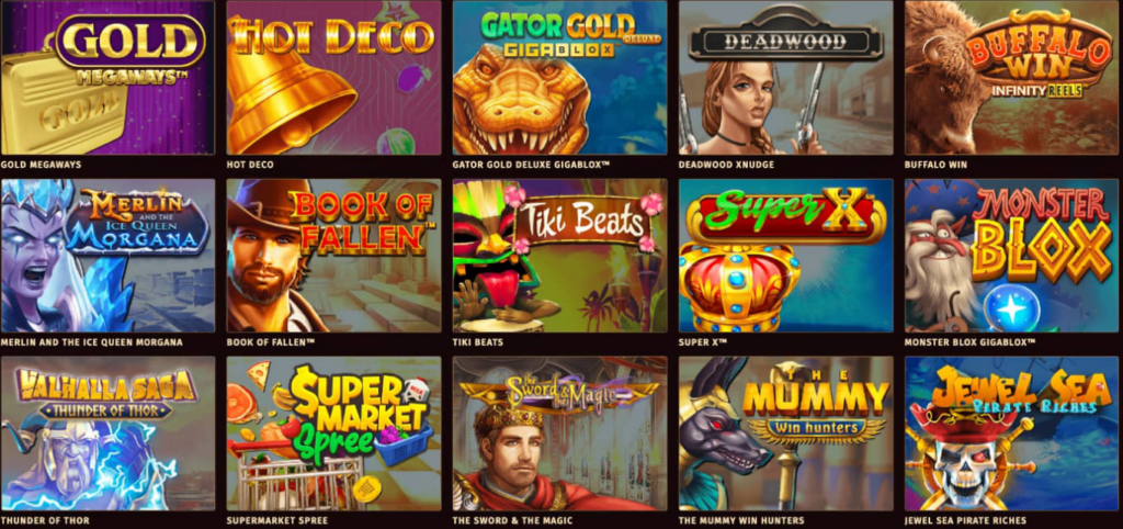 Les meilleures machines à sous proposées sur Tropezia Palace Casino